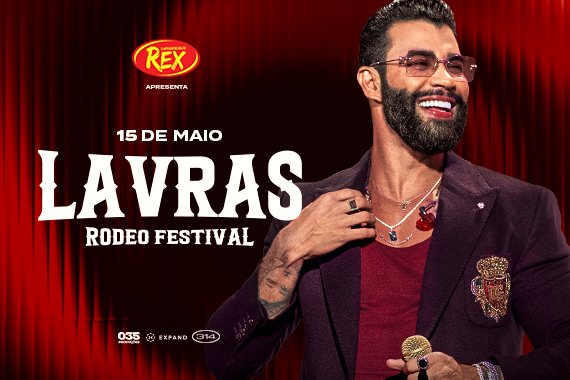 Banner Gusttavo Lima - Rodeio - Lavras